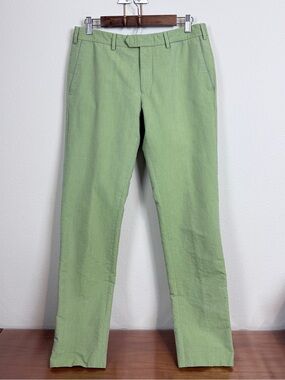 Eredi Pisano Green & Blue Slim Pants 32 *spot